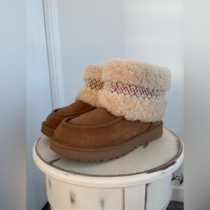 UGG Mini Heritage Braid Chestnut